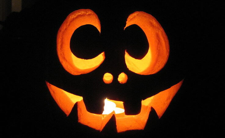 friendly halloween pumpkin (Credit: Anders Lageras via en.wikipedia.org)