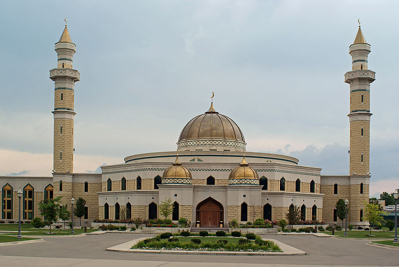 Islamic Center of America, the largest mosque in the United States, located in Dearborn Michigan (Credit: Dane Hillard via Flickr)