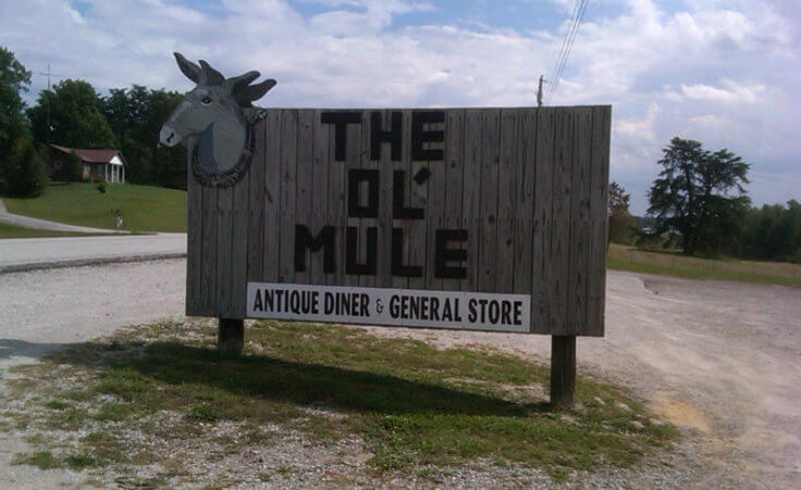 Ol Mule Antique Diner in Cambpellsville Kentucky