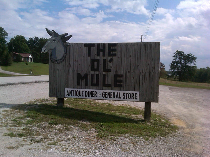 Ol Mule Antique Diner in Cambpellsville Kentucky