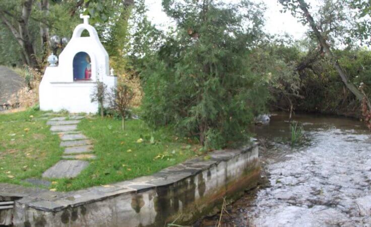 baptistry built at the tradition spot of Lydia's baptism (Credit: Jeff Byrd of Denison Forum on Truth and Culture)