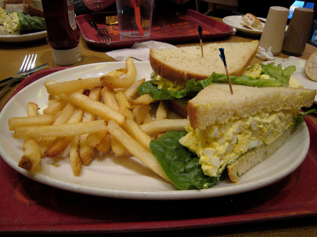 egg salad sandwich from the Atomic Cafe in Albuquerque NM (Credit: Jill Reed via Flickr)