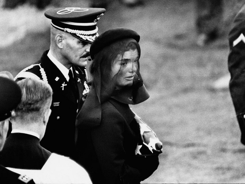 Jacqueline Kennedy, at the funeral of JFK, Arlington 1963 Credit: Elliott Erwitt (http://www.elliotterwitt.com)