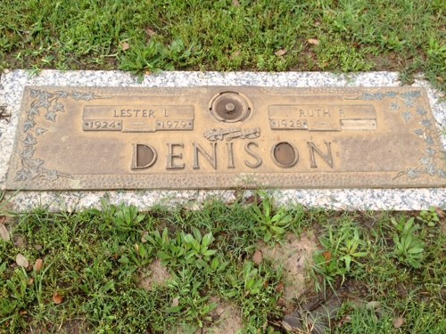Lester and Ruth Denison, my parents, grave marker (Credit: Jim Denison)