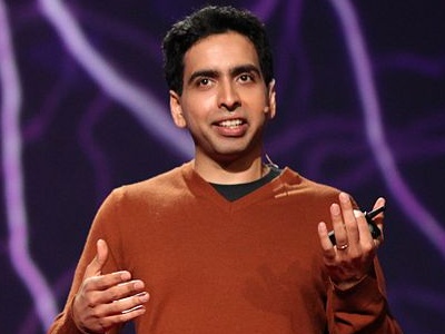 Salman Khan, famous for the Khan Academy, speaking at TED 2011 (Credit: Steve Jurvetson via Flickr)