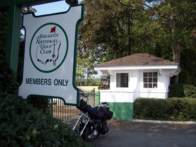 Members only sign at Augusta National Golf Club, location might be Washington and Magnolia (Source: OnMilwaukee.com)