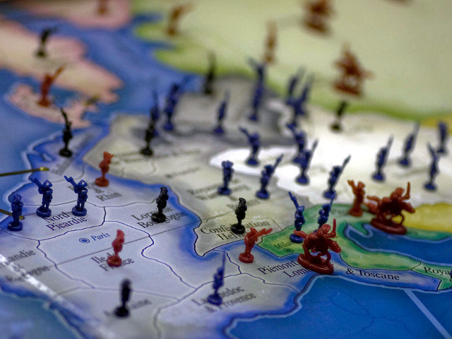 Risk the board game of world domination by Parker Brothers, a division of Hasbro, French version (Credit: Damien Mathieu via Flickr)