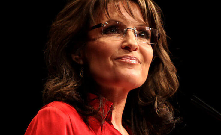 Sarah Palin speaking at CPAC in Washington D.C. on February 11, 2012 (Credit: Gage Skidmore via en.wikipedia.org)