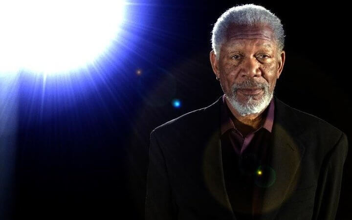 Morgan Freeman promotional photo on Facebook for Through the Wormhole with Morgan Freeman (Credit: Science Channel/Facebook/Morgan Freeman)