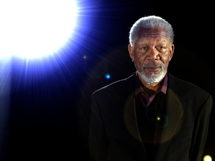 Morgan Freeman promotional photo on Facebook for Through the Wormhole with Morgan Freeman (Credit: Science Channel/Facebook/Morgan Freeman)
