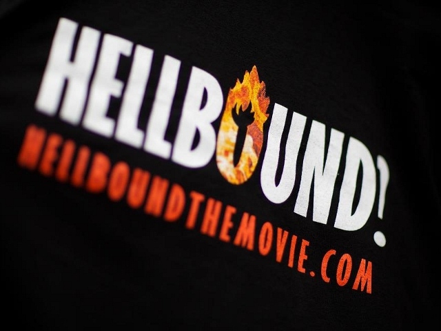 Hellbound logo on a t-shirt (Credit: official Hellbound the movie facebook page)