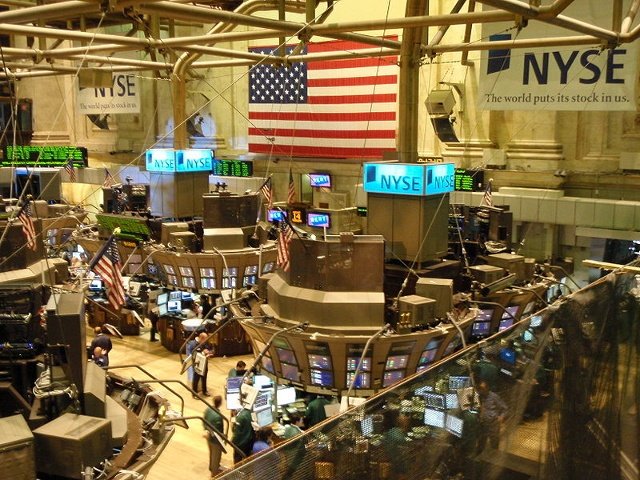 The New York Stock Exchange floor view from Members Gallery (Credit: Ryan Lawler)