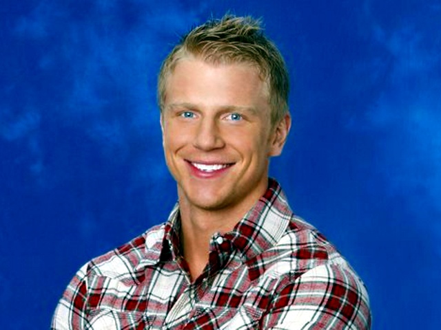 a studio portrait of Sean Lowe of ABC show The Bachelor (Credit: Sean Lowe via Facebook)