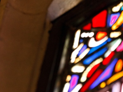 A stained glass window inside Highland Park Presbyterian Church in Dallas, Texas (Credit: Highland Park Presbyterian Church)