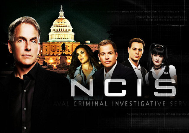 The cast of CBS hit television show NCIS (L-R): Gibbs, Ziva, Tony, McGee, Abby (Credit:KissofCrimson via deviantart)