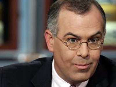 Columnist David Brooks of The New York Times speaks during a taping of Meet the Press at the NBC Studios in Washington April 15, 2007 (Credit: Reuters/Alex Wong)