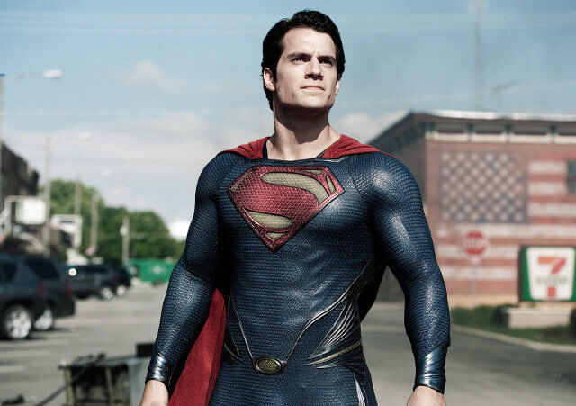 Man of Steel star Henry Cavill in a scene from Warner Brother lastest movie in the Superman franchise (Credit: Warner Brothers Pictures/Clay Enos)