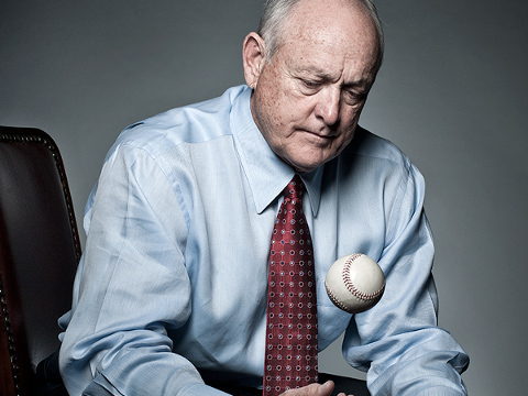 Nolan Ryan in a photo shoot for D Magazine after being named Dallas-Fort Worth 2012 CEO of the Year (Credit: D Magazine)