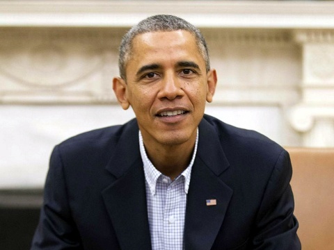 U.S. President Barack Obama meets U.S. Senate Democrats (not pictured) in the Oval Office of the White House in Washington, October 12, 2013 (Credit: Reuters/Jason Reed)