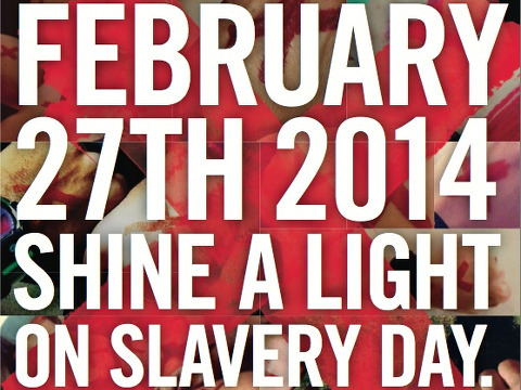 On February 27th End It Movement calls for a light on slavery day. Supporters draw a red ex on their hand (Credit: End it Movement)