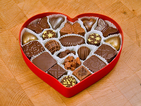 Valentine's Day chocolates (Credit: Stewart Butterfield via Flickr)