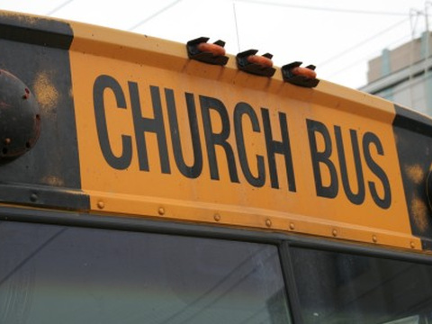 First Baptist Church of Chesapeake school bus used as part of their bus ministry to bring visitors and other church goers to church (Credit: First Baptist Church of Chesapeake)