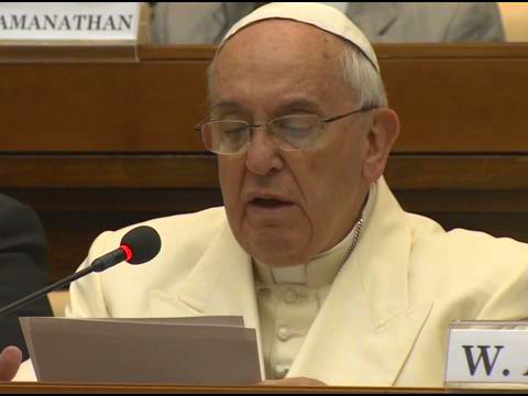 Pope Francis spoke last week to the Pontifical Academy of Sciences gathered at the Vatican to discuss