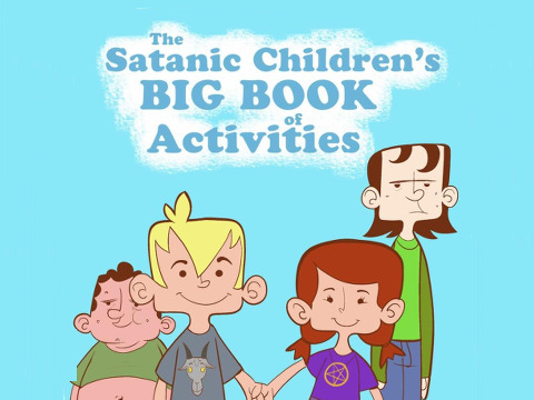 A religious group wants to hand out the Satanic Children's Big Book of Activities to counteract evangelical Christians in central Florida (Credit: The Satanic Temple)