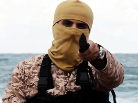 Islamic State released a video on Sunday that shows the beheading of 21 Egyptian Coptic Christians in Libya, purportedly on a beach near Tripoli, February 15, 2015