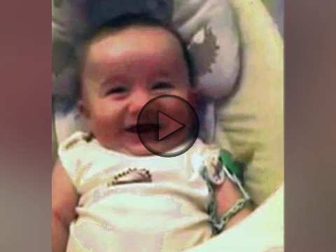Child laughs as Troll (Credit: Mooonez via Youtube)