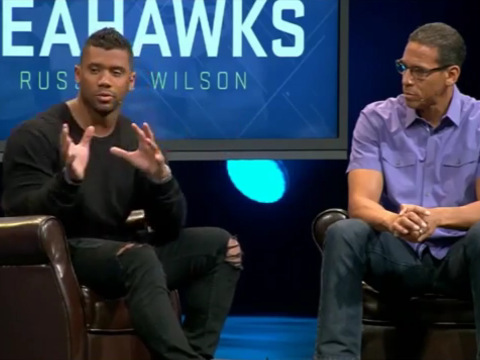 Russell Wilson Q&A at The Rock Church, 7/05/2015 (Credit: The Rock Church via RussellWilsonVids on Youtube)