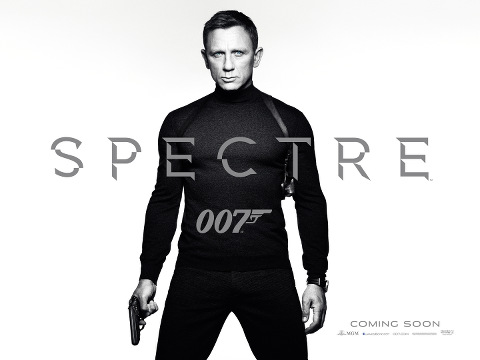 The official teaser poster for SPECTRE, the 24th Bond movie starring Daniel Craig, was released today (Credit: Columbia Pictures)