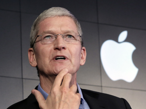 In this April 30, 2015, file photo, Apple CEO Tim Cook responds to a question during a news conference at IBM Watson headquarters, in New York. Apple has confirmed that it’s expecting an uncharacteristic decline in sales in the spring of 2016, amid signs of global economic weakness and overall slowing demand for new smartphones. So anticipation is building around Apple’s next iPhones, as investors and tech enthusiasts speculate over what might get the iconic Silicon Valley company back on the path to growth. (AP Photo/Richard Drew, File),