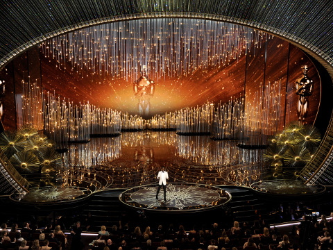 Host Chris Rock speaks at the Oscars on Sunday, Feb. 28, 2016, at the Dolby Theatre in Los Angeles. (Photo by Chris Pizzello/Invision/AP)