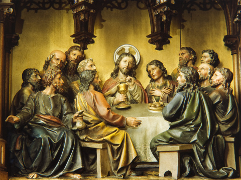 Religiösche Figurengruppe: Das letzte Abendmahl (Credit: fotofrank via fotolia)