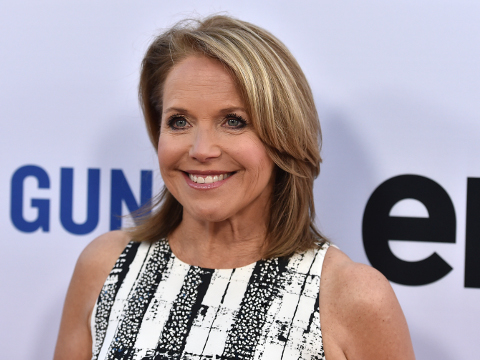 Katie Couric attends the LA premiere of