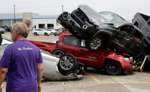 Truck driver survives Missouri tornado