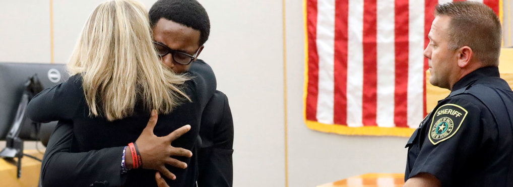 Brother of murder victim forgives woman who shot him