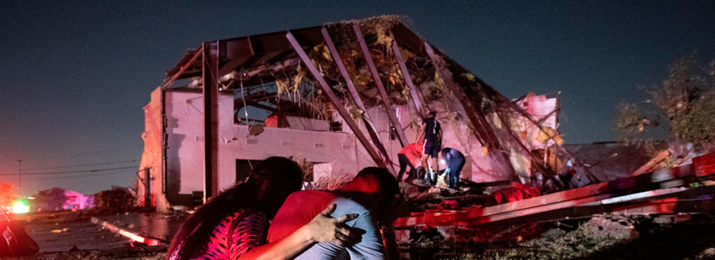 Baby born in laundry room as tornado touched down in Texas