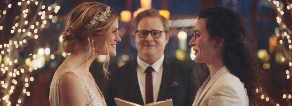 Hallmark waffles on lesbian brides