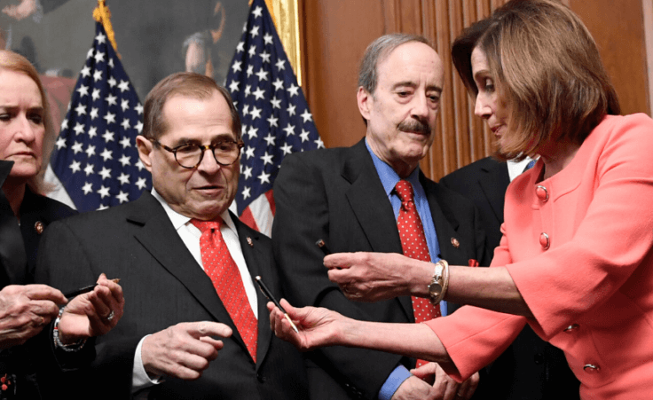 Speaker Pelosi distributes souvenir pens used to sign impeachment articles