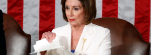 Speaker Pelosi tears up the president's speech