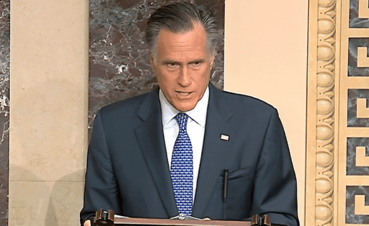 Mitt Romney votes for impeachment