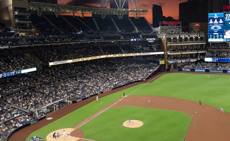 A balcony from which to watch baseball