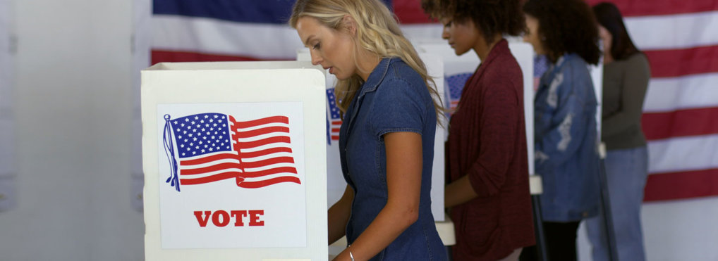 four women vote
