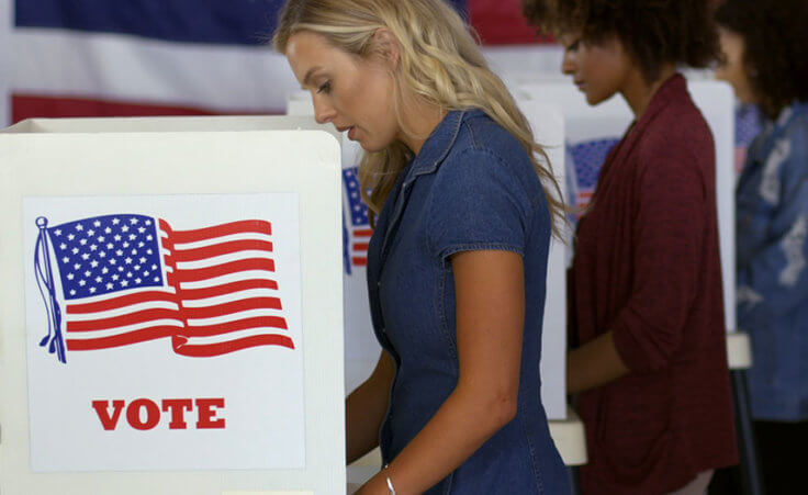 four women vote