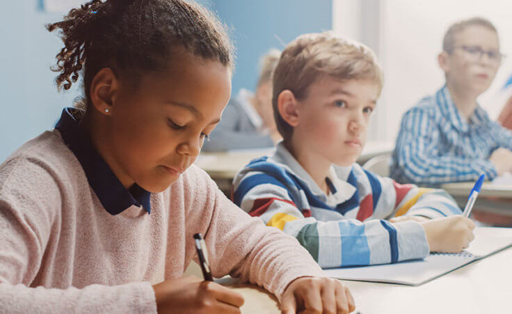 Students in a classroom