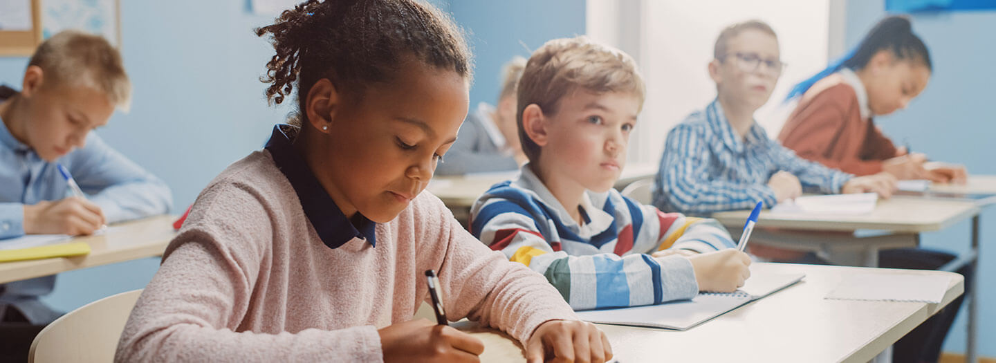 Students in a classroom