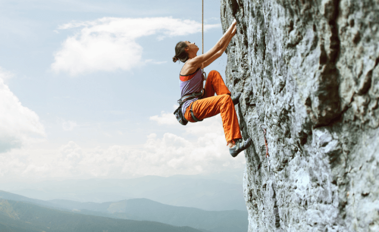 Rock climber completes historic ascent and says, "We should be less afraid to be afraid"