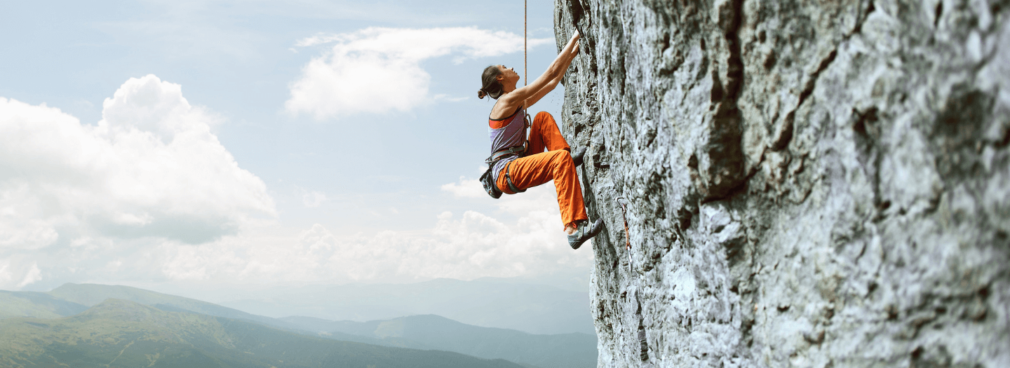Rock climber completes historic ascent and says, "We should be less afraid to be afraid"